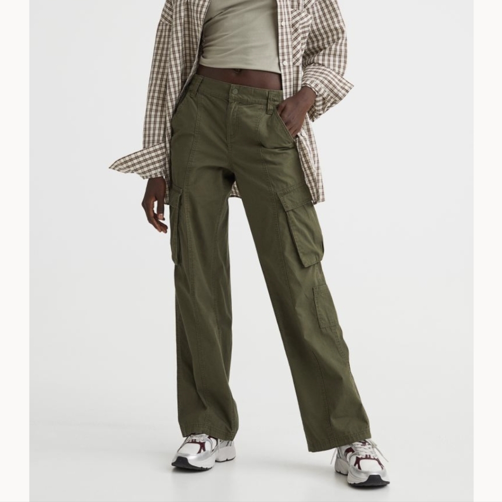 H&M Olive Green Cargo Pants